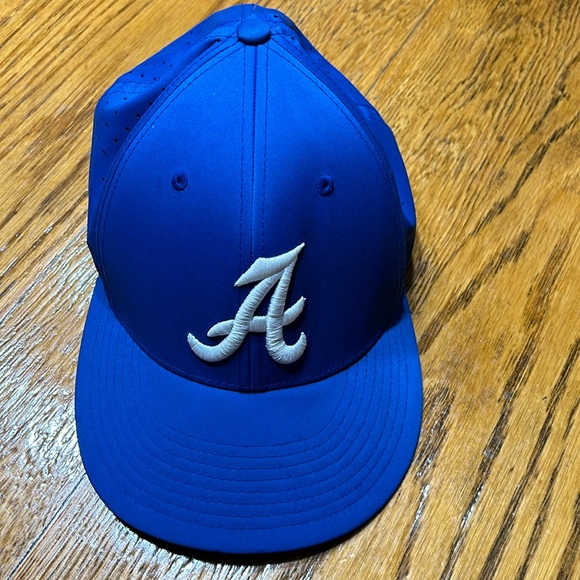MLB Atlanta Braves Richardson brand cap. Blue with A. Size Small/Med. FlexFit - Picture 1 of 7